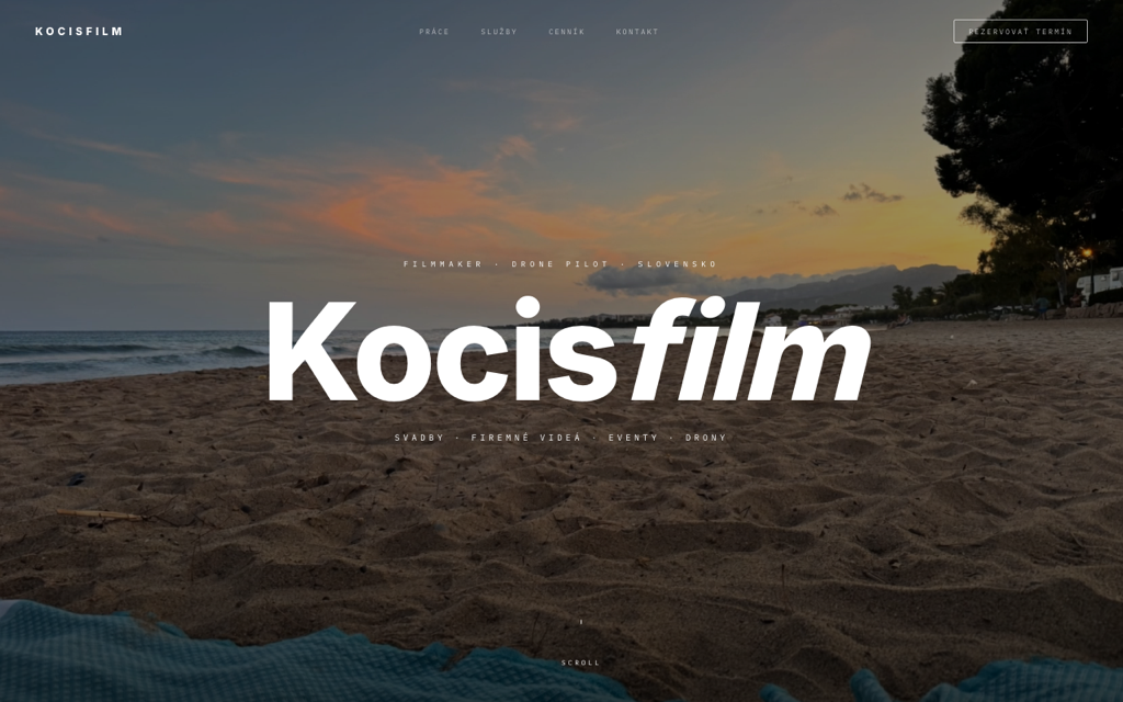 Náhľad webu Kocis Film